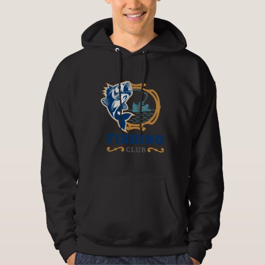 Vissen Club Hoodie (Voorkant)