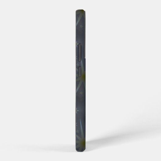 Vissen Dark Zodiac Astrologie: Zwart & Goud Samsung Galaxy Hoesje (Rechterkant)