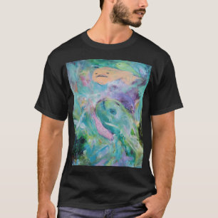 Vissen dartelen in de zee t-shirt