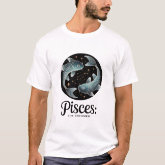 Vissen De Dromer Zodiac Sterrenbeeld Esthetiek T-shirt