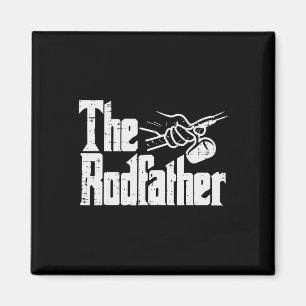 Vissen De Rodfather Grappige Parodie Vader Opa Pap Magneet