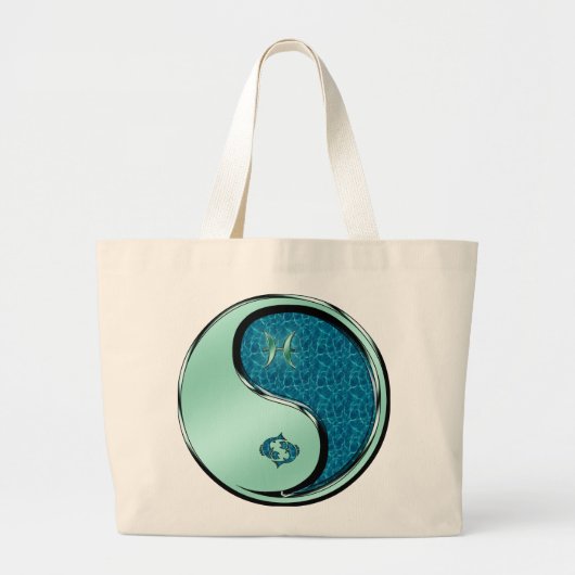 Vissen de Vis Grote Tote Bag (Voorkant)