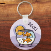 Vissen de vis Zodiac teken hemels ontwerp Sleutelhanger (Voorkant)