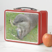 Vissen die Europese otterbox eten (In situ)
