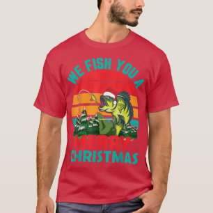 Vissen die je leuk kerstfeest vindt in juli Vist S T-shirt