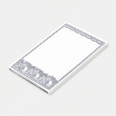 Vissen die onder de golven zwemmen post-it® notes (Schuin)