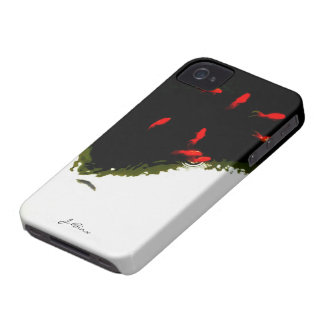 "Vissen die spreken" - Iphone 4S-case mate 4 Hoesje