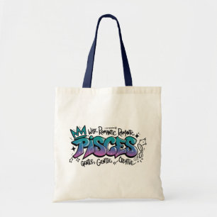 Vissen Dierenriem Graffiti Tote Bag