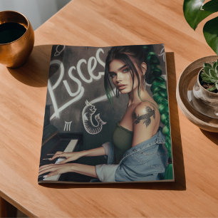 Vissen Dierenriem Musicus Piano Decoupage Tissuepapier
