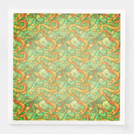 Vissen dinerservetten servet