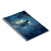 Vissen Dreamscape-Notitieboek Notitieboek (Rechterzijde)