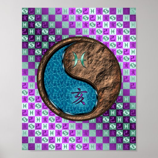 Vissen & Earth Boar Poster (Voorkant)