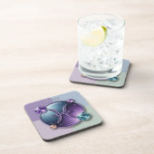 Vissen Edelstenen Kunststof Onderzetter Set (Rechterzijde)