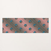 Vissen en aarde tijger yogamat (Achterkant (horizontaal))