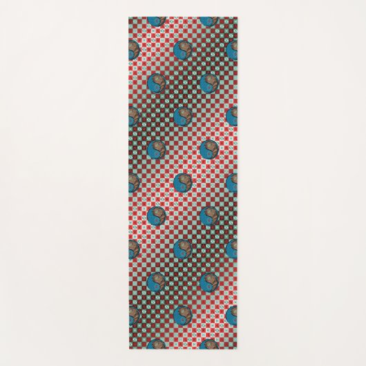 Vissen en aarde tijger yogamat (Voorkant)