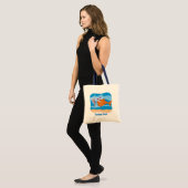 Vissen en aas in Love Canvas tas (Voorkant (model))