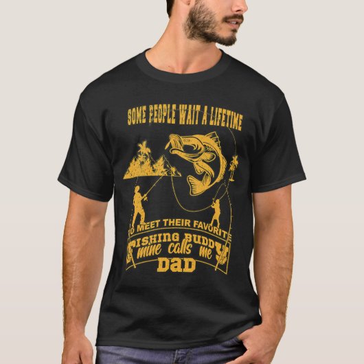 Vissen en bier ontwerp t-shirt (Voorkant)