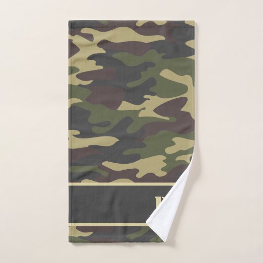 Vissen en Camo Bad Handdoek (Handdoek)