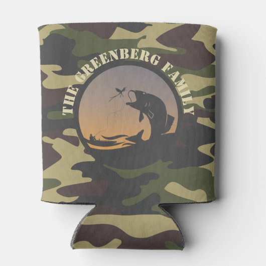 Vissen en Camo Blikjeskoeler (Achterkant)