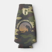 Vissen en Camo Flesjeskoeler (Voorkant)