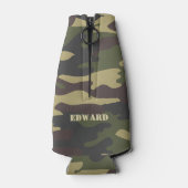 Vissen en Camo Flesjeskoeler (Achterkant)