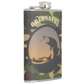 Vissen en Camo Heupfles (Rechts)