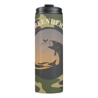 Vissen en Camo Thermosbeker