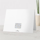 Vissen en cricket voor Vaderdag Kaart (Achterkant)