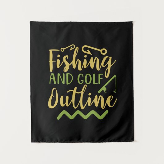 Vissen En Golf Overzicht Wandkleed (Voorkant)