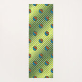 Vissen en houten aap yogamat (Achterkant)