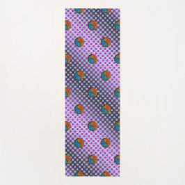 Vissen en houten zwijn yogamat