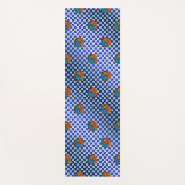 Vissen en houtossen yogamat