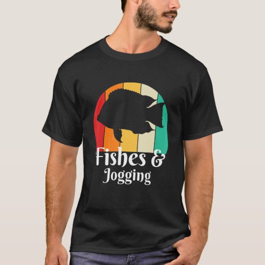 Vissen En Joggen T-shirt (Voorkant)