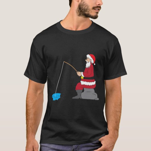 Vissen en Kerstmis T-shirt (Voorkant)