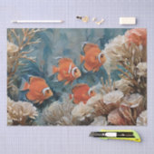 Vissen en Koraal Acrylschildering Tissuepapier (Craft)