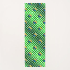 Vissen en metalen geit yogamat