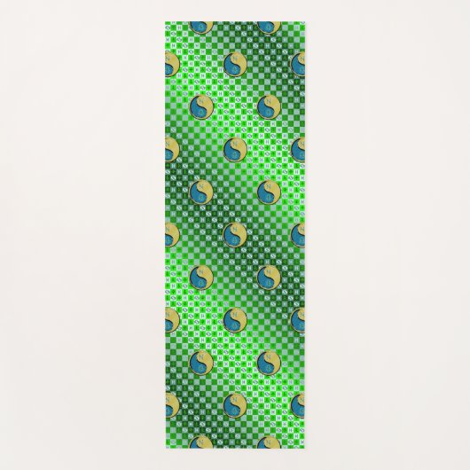 Vissen en metalen geit yogamat (Voorkant)