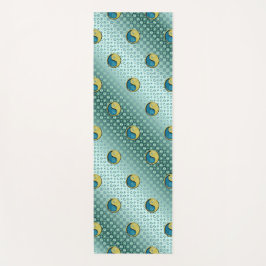 Vissen en metalen slang yogamat