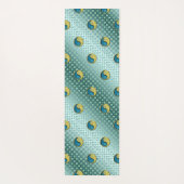 Vissen en metalen slang yogamat (Achterkant)