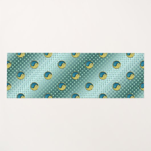 Vissen en metalen slang yogamat (Voorkant (horizontaal))