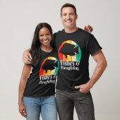 Vissen En Paragliden T-shirt (Unisex)