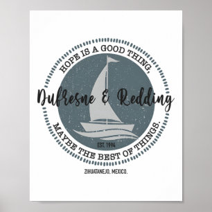 Vissen en Redding Dufresne Vintage Zihuatanejo M Poster