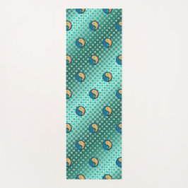 Vissen en vuurhond yogamat