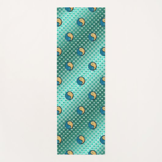 Vissen en vuurhond yogamat (Voorkant)