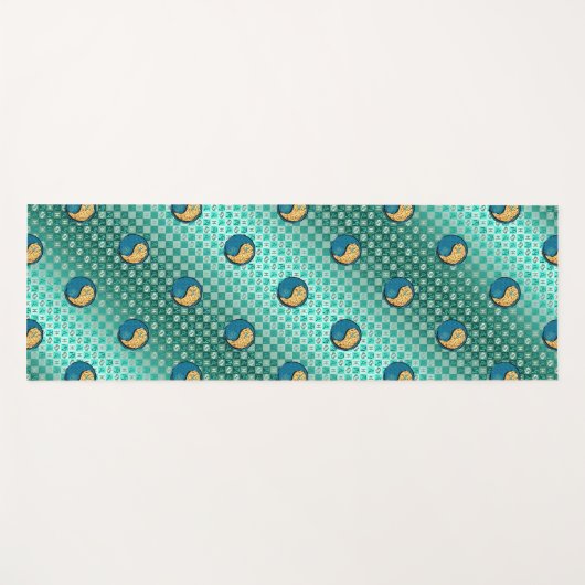 Vissen en vuurhond yogamat (Voorkant (horizontaal))