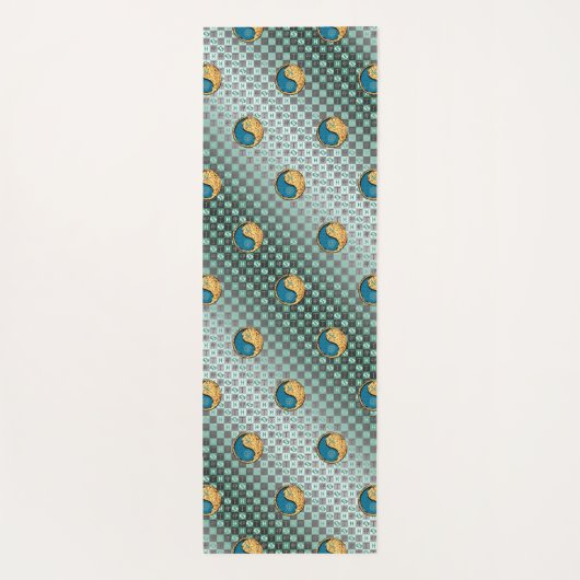 Vissen en vuurkonijn yogamat (Achterkant)