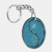 Vissen en water paard sleutelhanger (Voorkant Links)