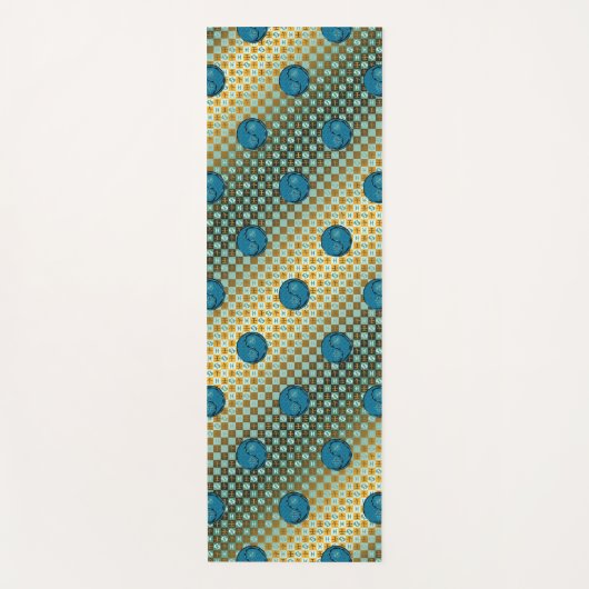 Vissen en water paard yogamat (Voorkant)