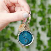 Vissen en water tijger sleutelhanger (Hand)