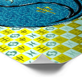 Vissen en wateraap poster (Hoek)